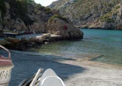 Sailing the Costa Blanca Cala Granadella